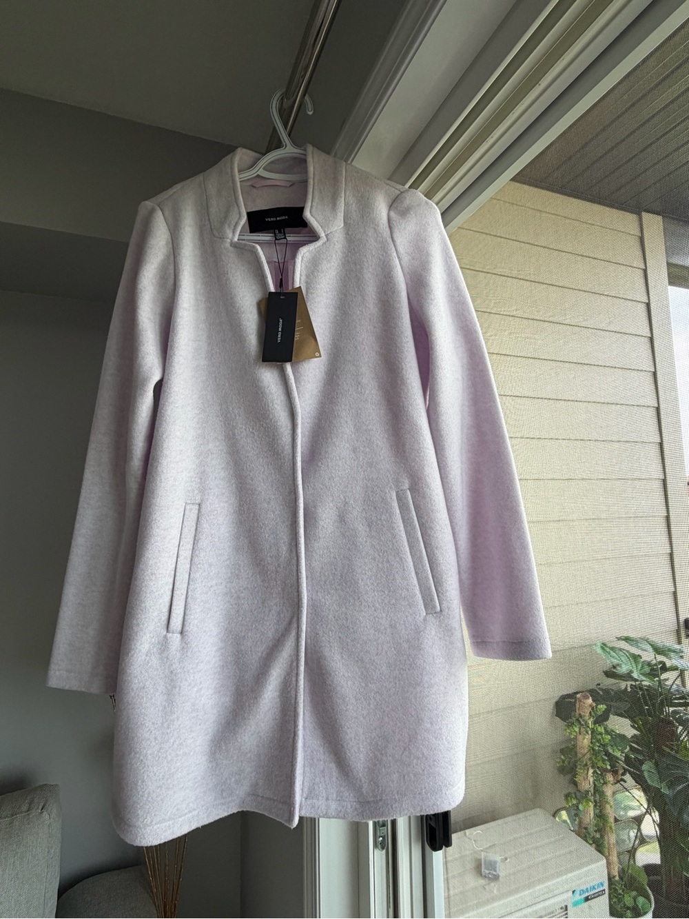 NWT Vero moda pink coat, jacket, Perfect fit, beautiful color, Small, lilac